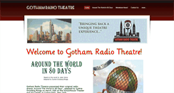 Desktop Screenshot of gothamradiotheatre.com