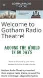Mobile Screenshot of gothamradiotheatre.com