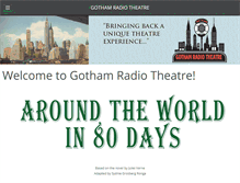 Tablet Screenshot of gothamradiotheatre.com
